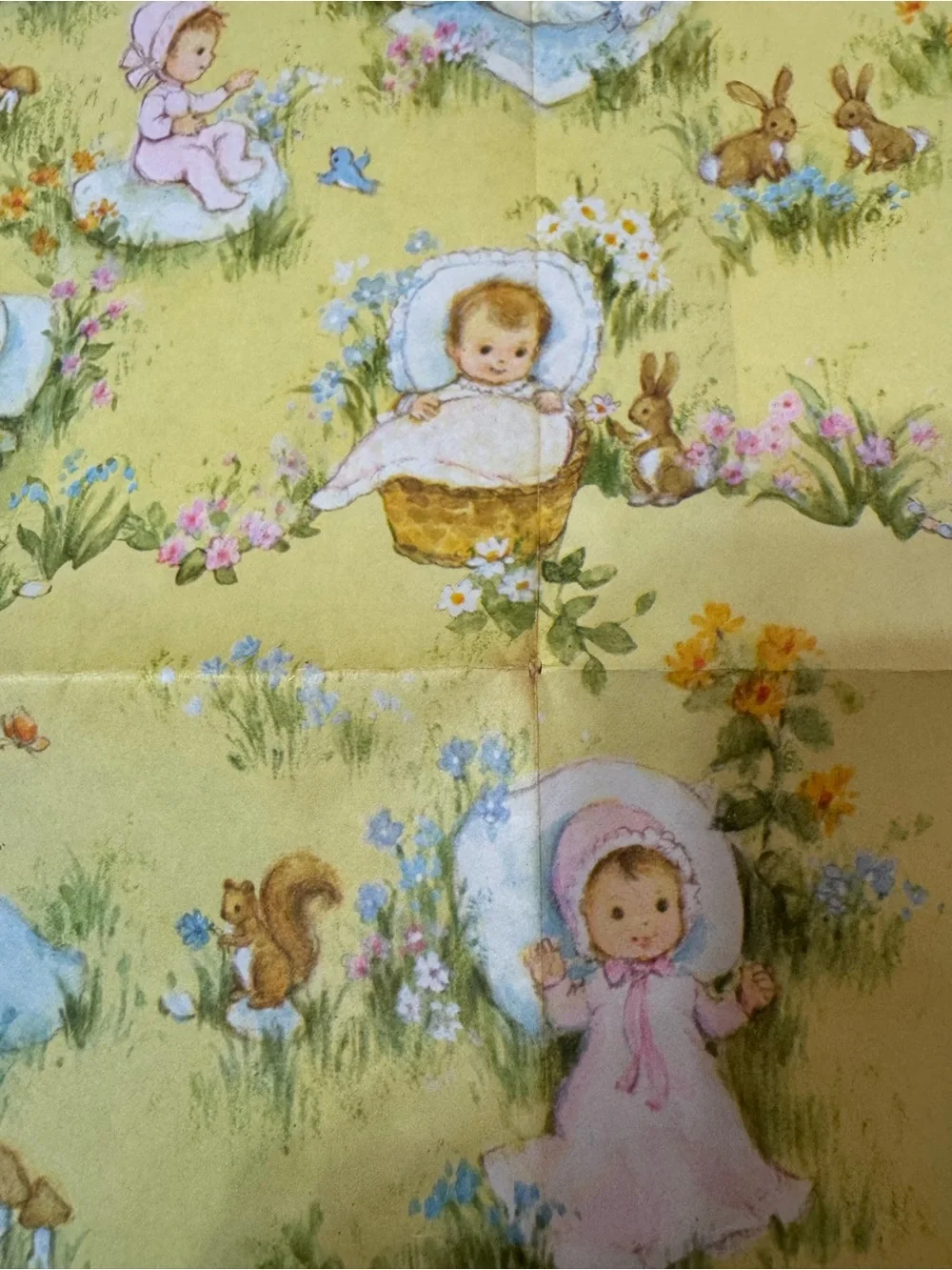 5 Vintage Wrapping Paper Sheets Lot 1980’s/90’s